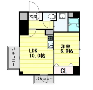 アーバンレックス緑地公園【1階】の間取り