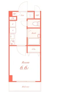 サンライズ見上【3階】の間取り