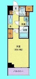 ジェノヴィア本羽田スカイガーデン【4階】の間取り