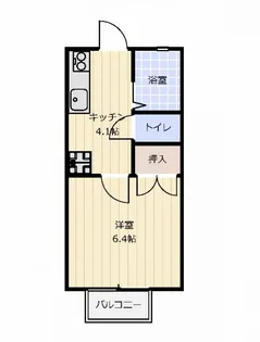 マリエール島大前【2階】の間取り