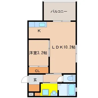 アルテマイスター谷川【2階】の間取り