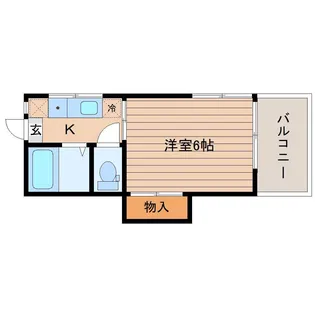 ピュア旭ヶ丘【1階】の間取り