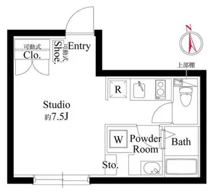 エルフローラ三軒茶屋【1階】の間取り