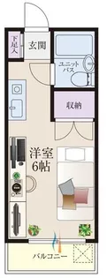 bCASA多摩永山IIreborn【1階】の間取り