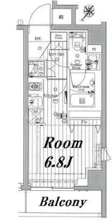 メイクスデザイン横浜蒔田【4階】の間取り