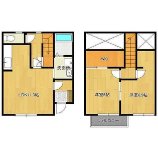 Marron Terrasse(マロン テラッセ)の間取り