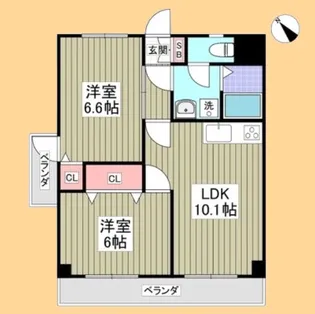 埼玉県富士見市東みずほ台1【マンション】の間取り
