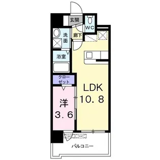ラウレア K【5階】の間取り