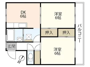 ルグラン西谷【2階】の間取り