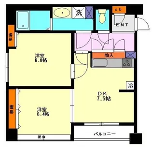 アキラ クアトロ【9階】の間取り