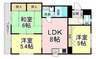 プレアール足立【3階】の間取り