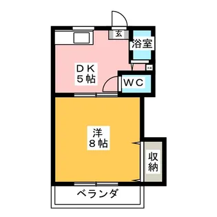 コーポ村松II【3階】の間取り