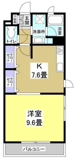 Villa Vista Aino【2階】の間取り