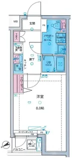 MAXIV亀戸水神GENOVIA skygarden【2階】の間取り