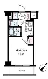 RAGIOS 渋谷初台【4階】の間取り
