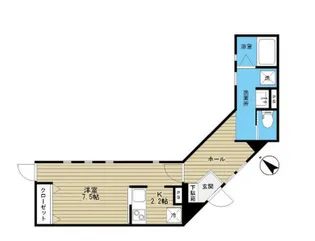 東京都豊島区目白2【アパート】の間取り