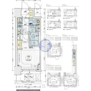 エステムコートディアシティWEST【11階】の間取り
