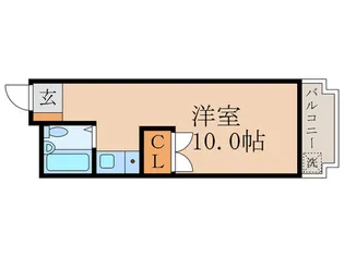 ア-クヒルズ桃山【3階】の間取り