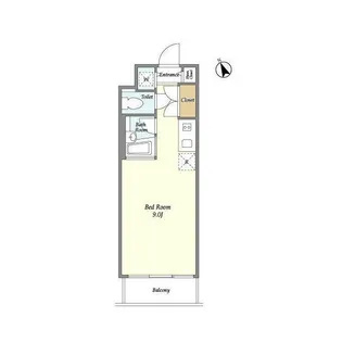 東京都品川区大崎5【マンション】の間取り