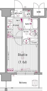 ガーラ横濱南【6階】の間取り