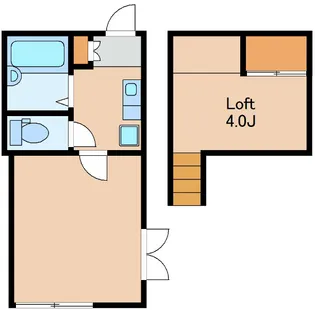 東京都杉並区高円寺南2【アパート】の間取り