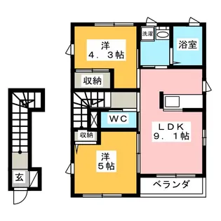 SHM2244【2階】の間取り