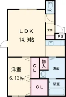 パークサイドアベニューVII【1階】の間取り