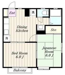 ネピア湘南【1階】の間取り