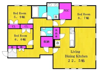 凛樹Foresta【2階】の間取り