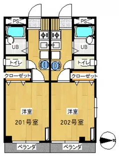 今野ビル【2階】の間取り