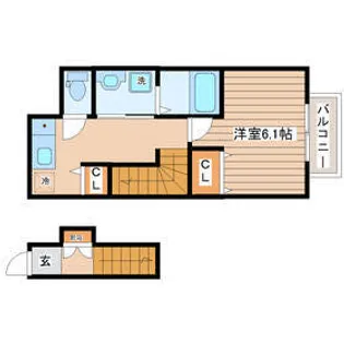 CCR-2018【2階】の間取り
