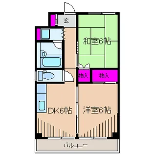 大泉ビル【2階】の間取り