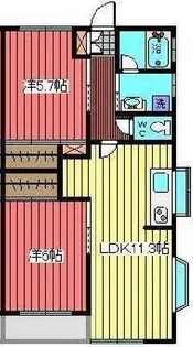 グリーンハイツ加藤【2階】の間取り