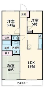 サンパティークI【1階】の間取り