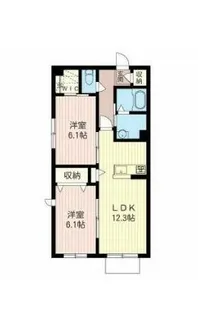 マーサ日野本町【1階】の間取り