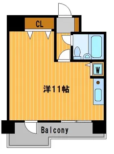 プラス・ワン横浜【8階】の間取り