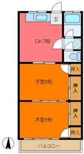 スマイルハイツ【2階】の間取り