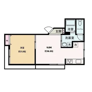 中野新橋ハイツ【3階】の間取り