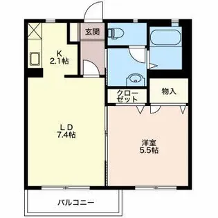 イルマーレ【2階】の間取り