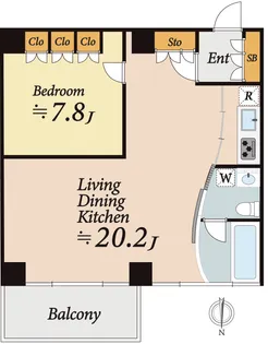 クイズ恵比寿【8階】の間取り