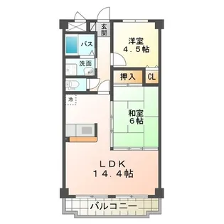 グレース21【3階】の間取り