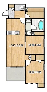 East sedona~イーストセドナ~【1階】の間取り