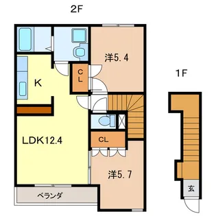 Park d Azur【2階】の間取り