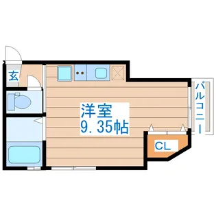 クオーレ米ヶ袋I【2階】の間取り