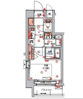 ハーモニーレジデンス東京ウエスト【3階】の間取り