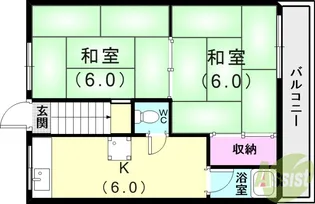 Bella vista【2階】の間取り