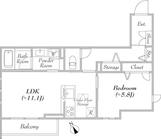 チェレステ江古田【1階】の間取り