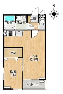 グランドブルー松瀬【2階】の間取り