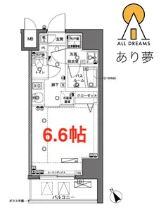 ZOOM横浜【11階】の間取り