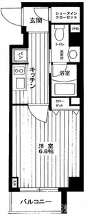 SIN City町屋【4階】の間取り